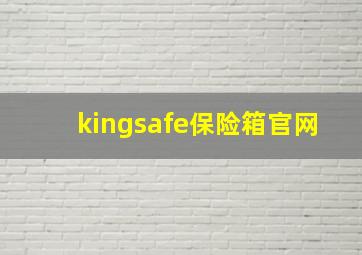 kingsafe保险箱官网