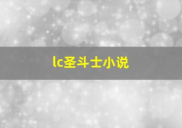 lc圣斗士小说