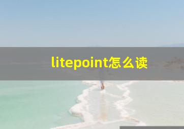 litepoint怎么读