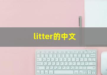 litter的中文