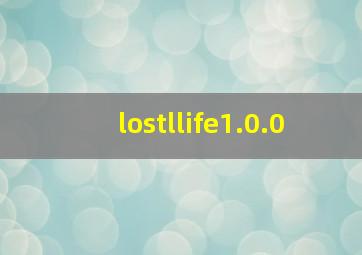 lostllife1.0.0