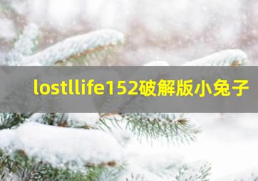 lostllife152破解版小兔子