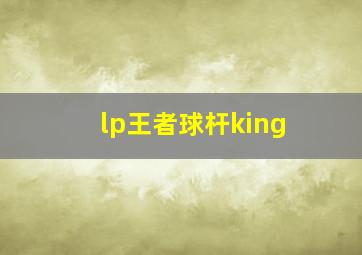 lp王者球杆king