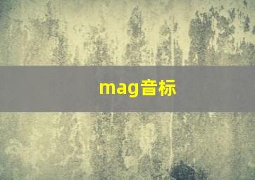 mag音标