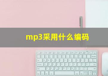 mp3采用什么编码