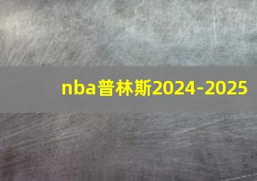 nba普林斯2024-2025