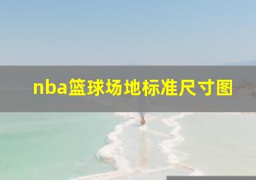 nba篮球场地标准尺寸图