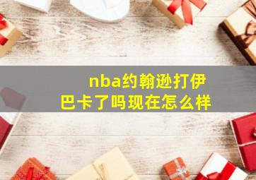 nba约翰逊打伊巴卡了吗现在怎么样