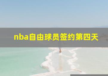 nba自由球员签约第四天