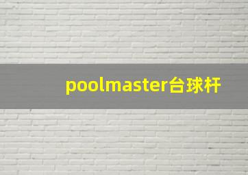 poolmaster台球杆