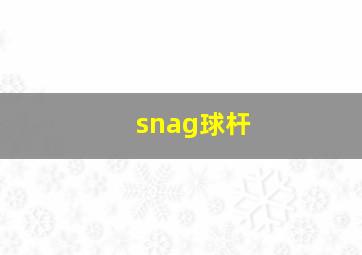 snag球杆