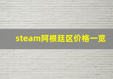 steam阿根廷区价格一览