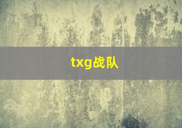 txg战队