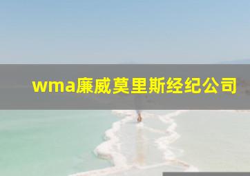 wma廉威莫里斯经纪公司