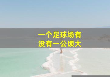 一个足球场有没有一公顷大