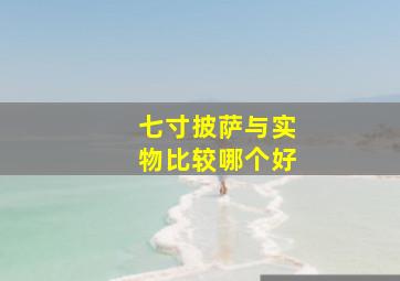 七寸披萨与实物比较哪个好