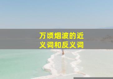 万顷烟波的近义词和反义词