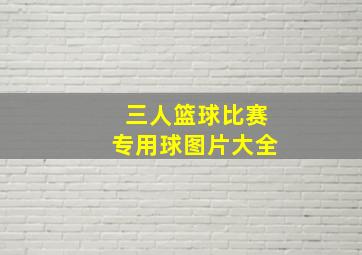 三人篮球比赛专用球图片大全