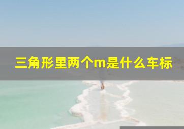 三角形里两个m是什么车标