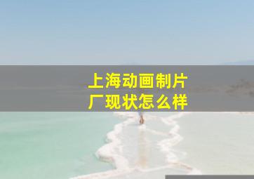 上海动画制片厂现状怎么样