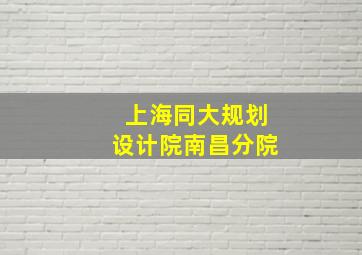 上海同大规划设计院南昌分院