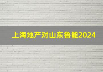 上海地产对山东鲁能2024