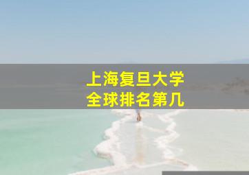 上海复旦大学全球排名第几