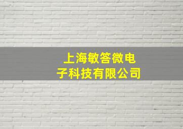 上海敏答微电子科技有限公司