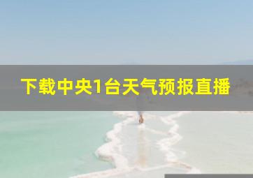 下载中央1台天气预报直播