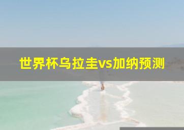 世界杯乌拉圭vs加纳预测