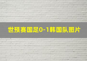 世预赛国足0-1韩国队图片