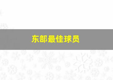 东部最佳球员