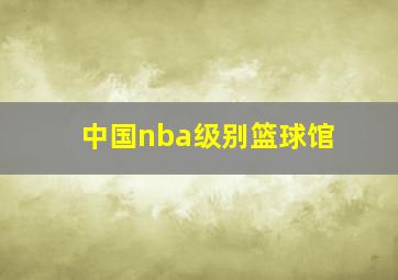 中国nba级别篮球馆