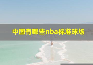 中国有哪些nba标准球场