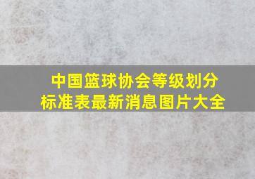 中国篮球协会等级划分标准表最新消息图片大全