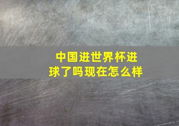 中国进世界杯进球了吗现在怎么样