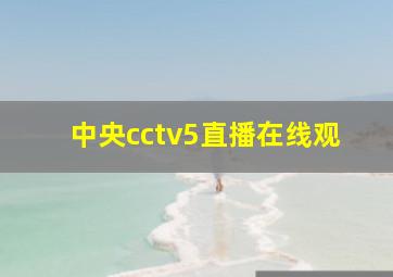 中央cctv5直播在线观