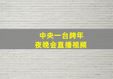 中央一台跨年夜晚会直播视频