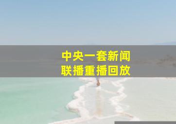 中央一套新闻联播重播回放