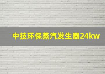 中技环保蒸汽发生器24kw