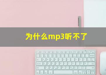 为什么mp3听不了