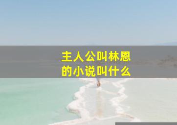 主人公叫林恩的小说叫什么