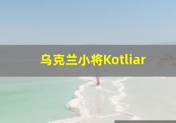 乌克兰小将Kotliar