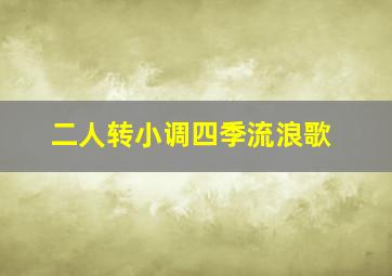 二人转小调四季流浪歌