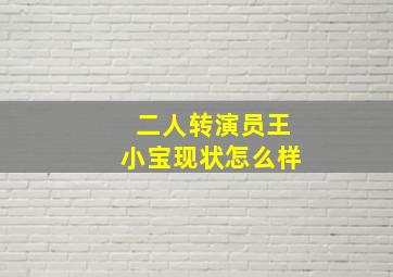 二人转演员王小宝现状怎么样