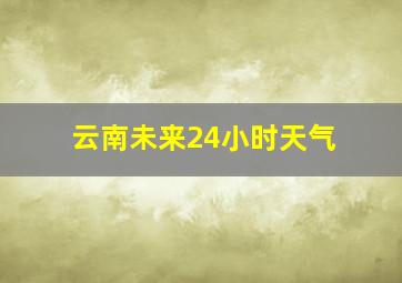 云南未来24小时天气