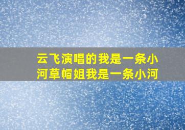 云飞演唱的我是一条小河草帽姐我是一条小河