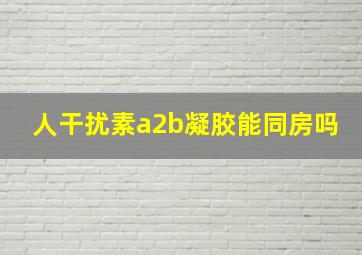 人干扰素a2b凝胶能同房吗