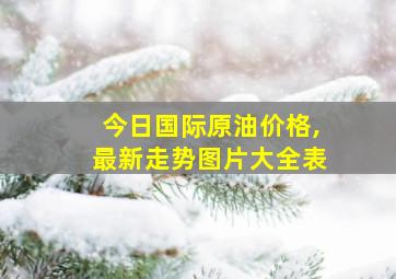 今日国际原油价格,最新走势图片大全表