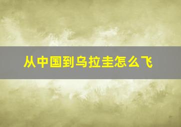 从中国到乌拉圭怎么飞